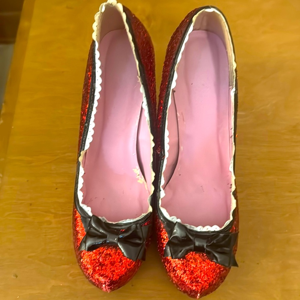 Red Sparkle Heels